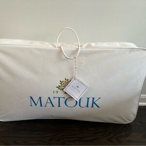 Matouk Chalet King Pillow Firm 800 Fill Power- Brand New